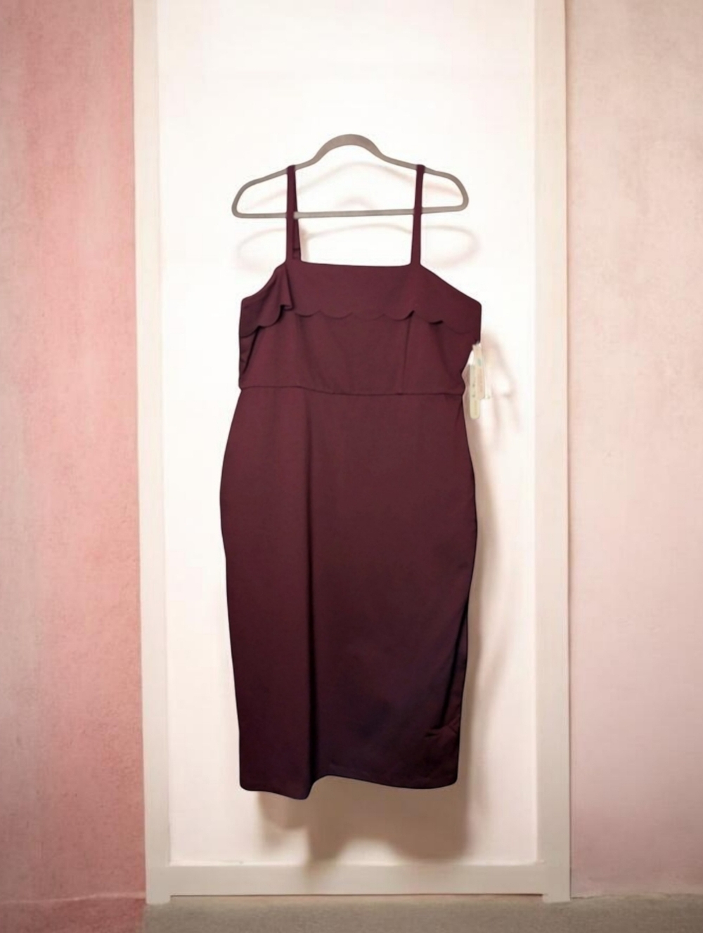 Nine Britton by Stitch Fix 1X Purple Strap Dress NWT